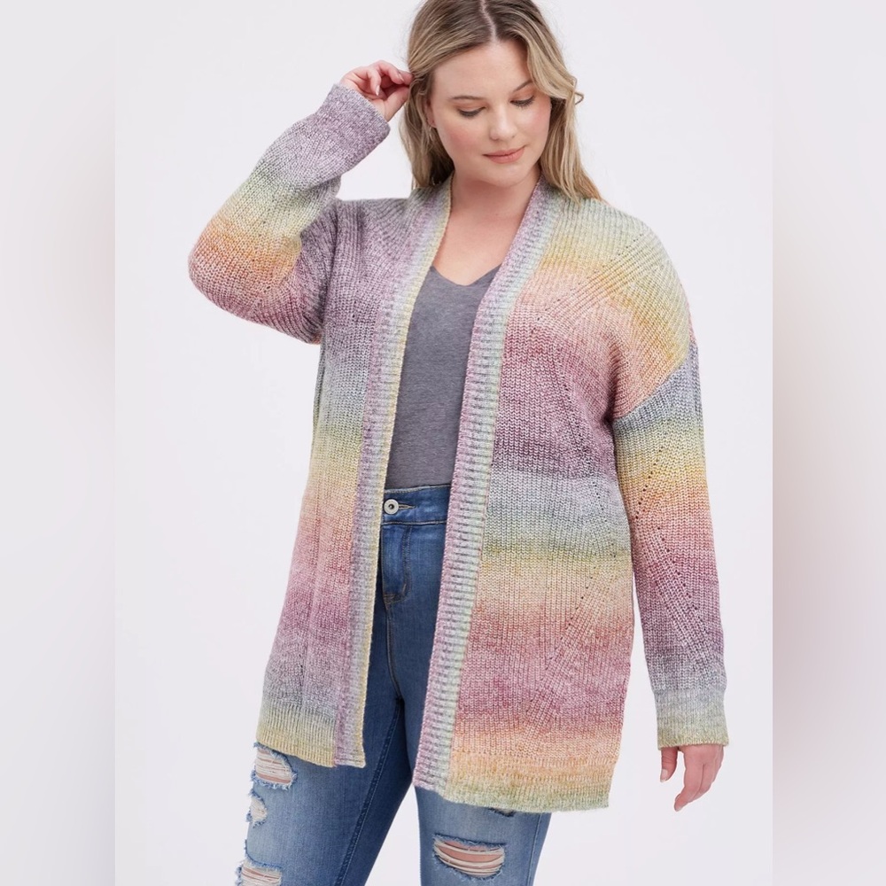 Torrid Multicolor Gradient Women's Sweater size 3